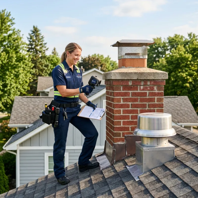 Technician removing a deceased bird from an indoor space in Mount Burnett